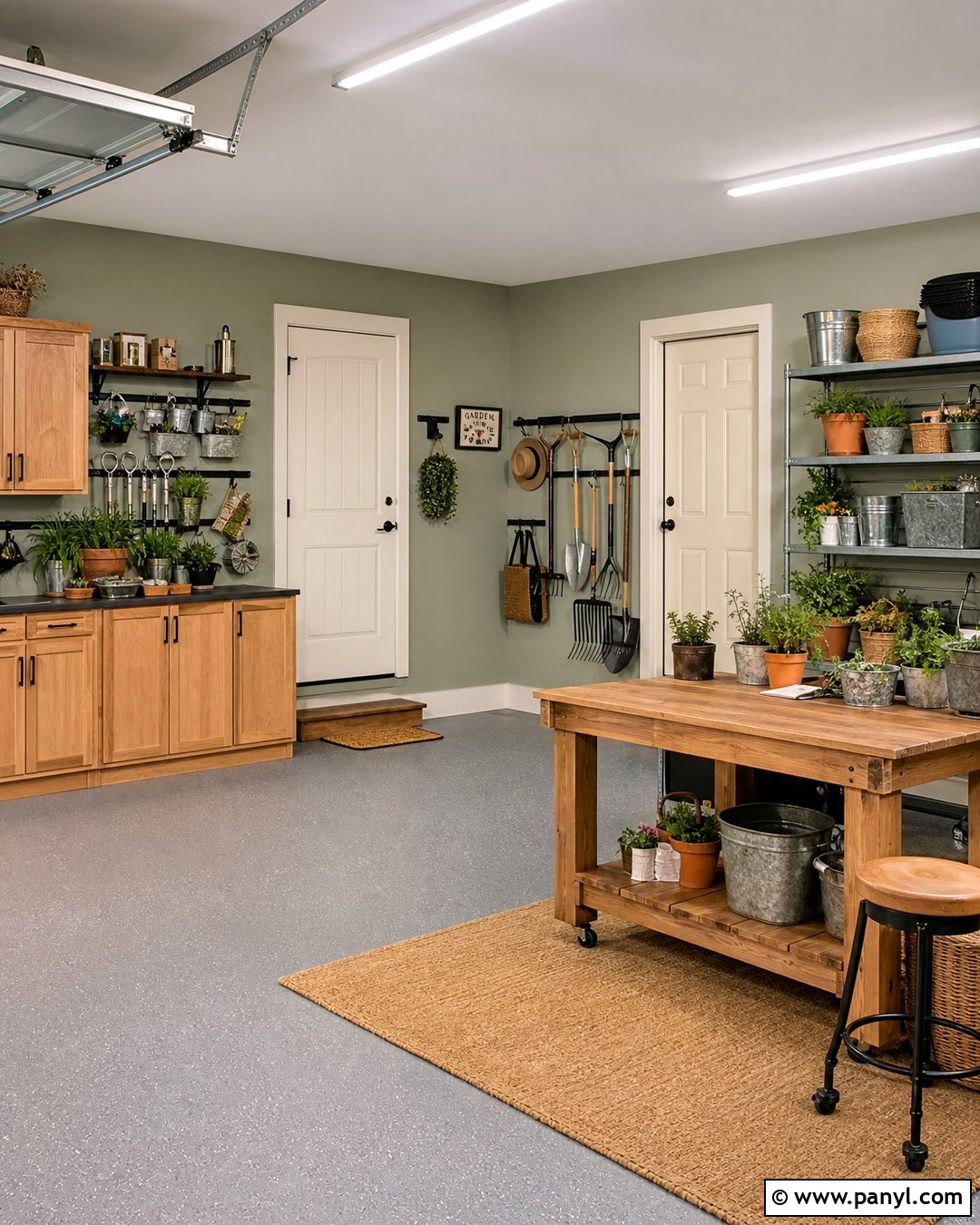 Pale Sage Garage Walls - 35 Garage Walls Paint Colors
