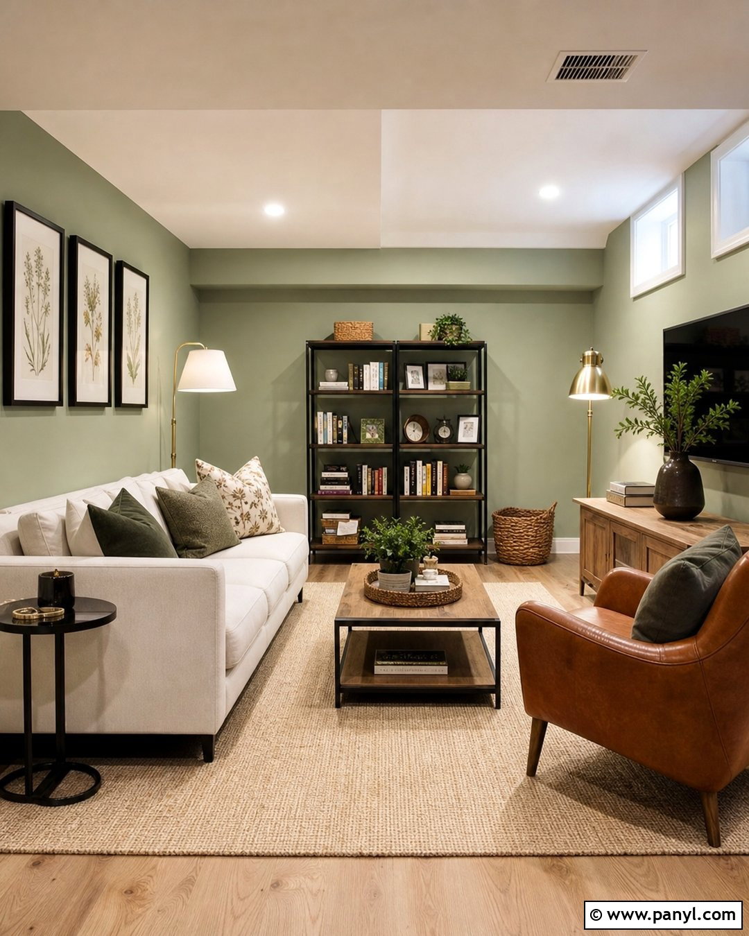 Pale Sage Green Basement Color - 20 Nice Basement Colors
