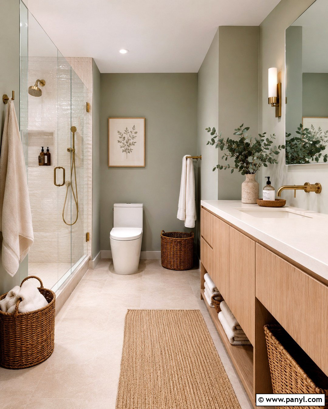 Pale Sage Green Bathroom - 20 Pale Bathroom Colors