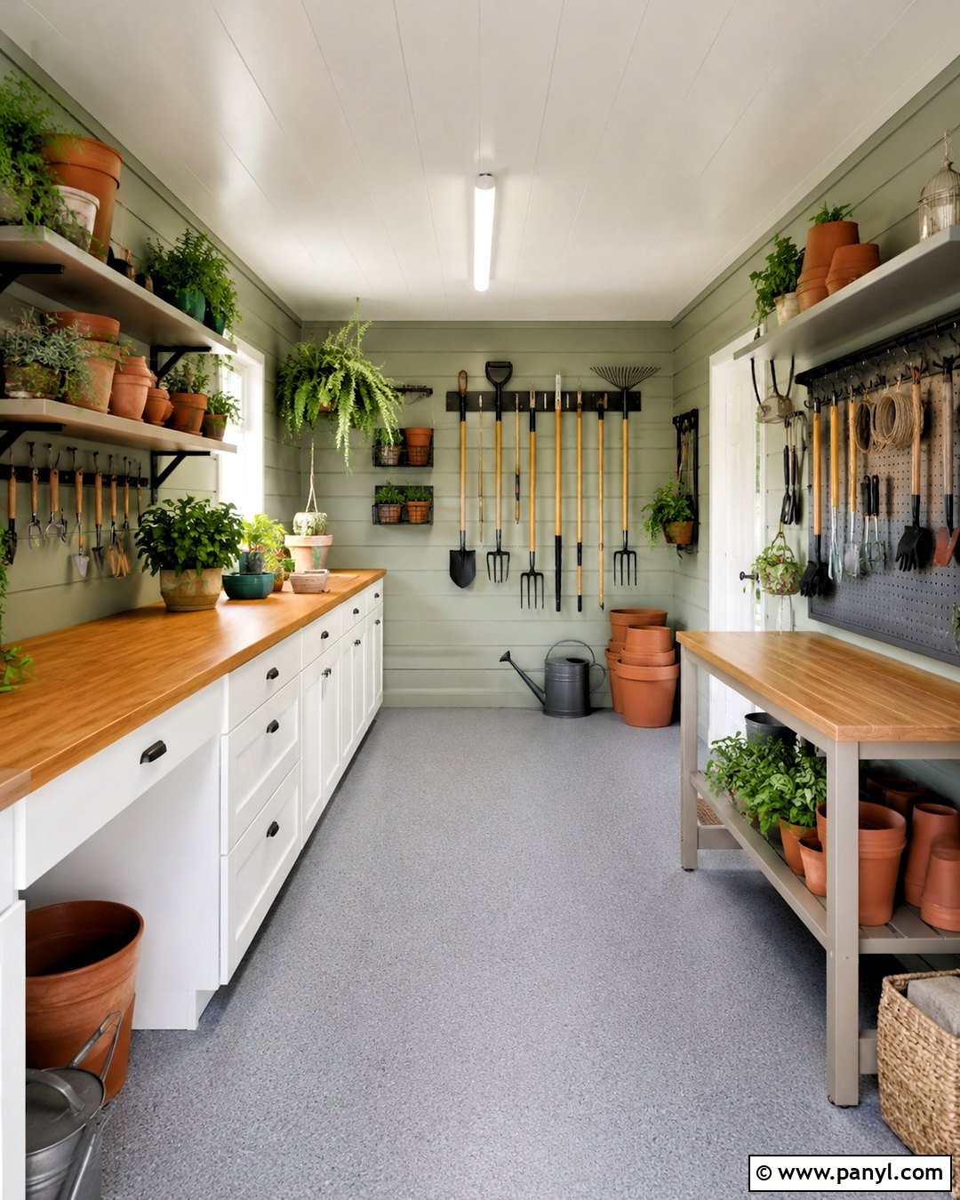 Pale Sage Green Garage - 20 best garage paint colors