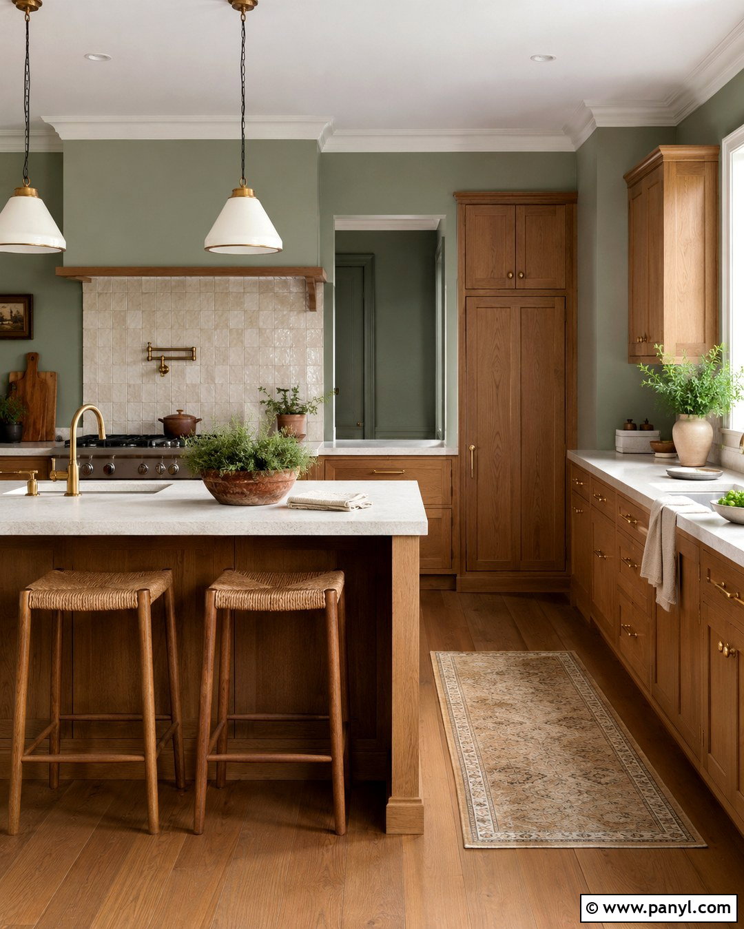Pale Sage Green Kitchen Wall Color - 20 Kitchen Wall Color With Oak Cabinets