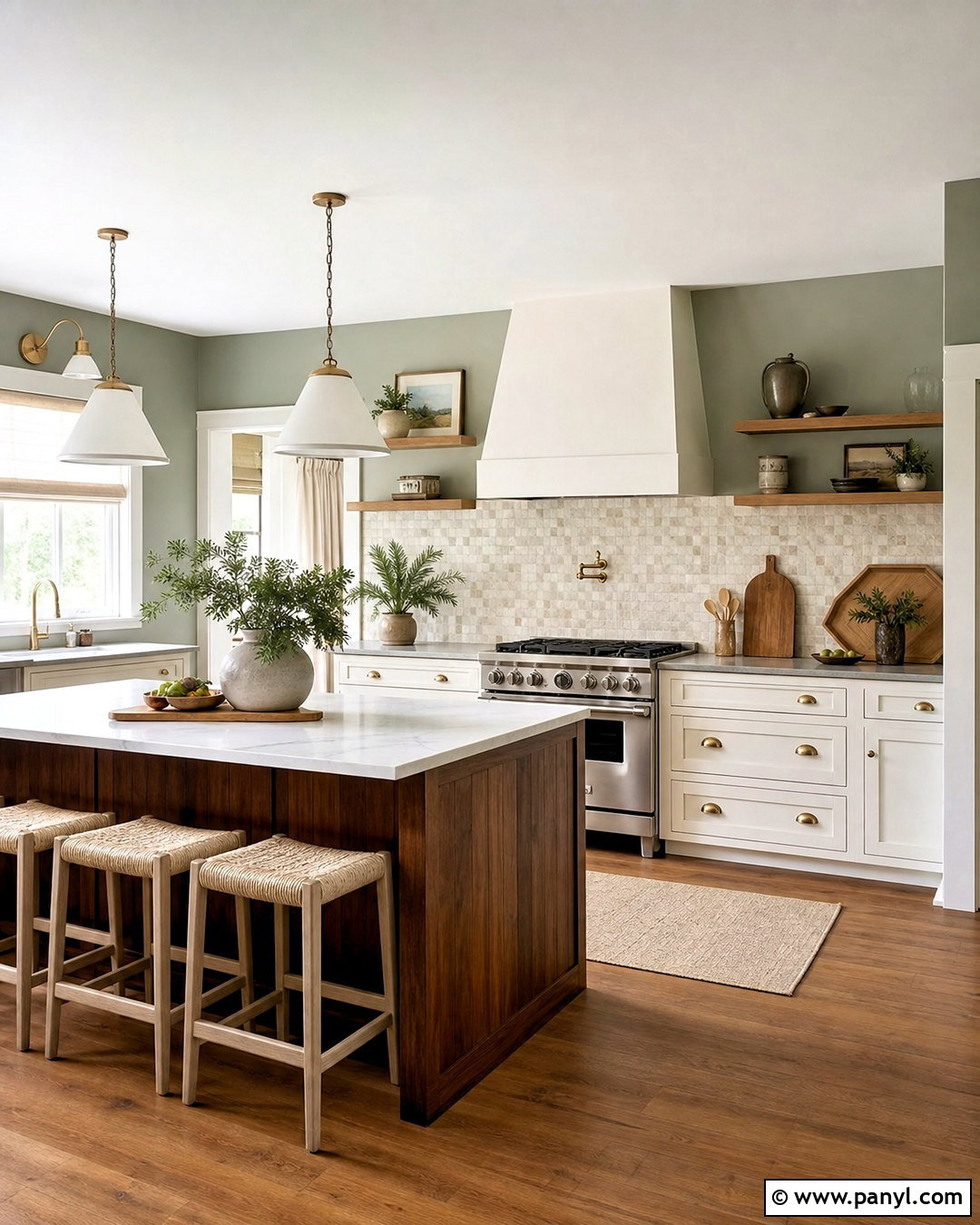 Pale Sage Green Kitchen Walls - 20 paint ideas for kitchen walls