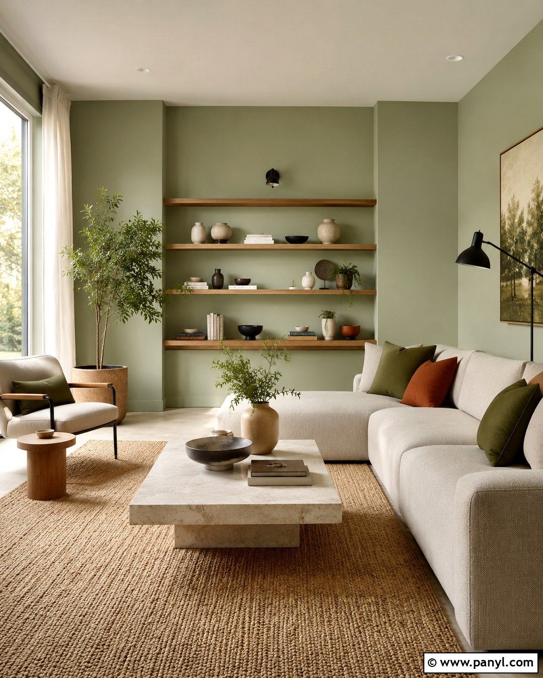 Pale Sage Green Zen Walls - 20 Zen Wall Colors