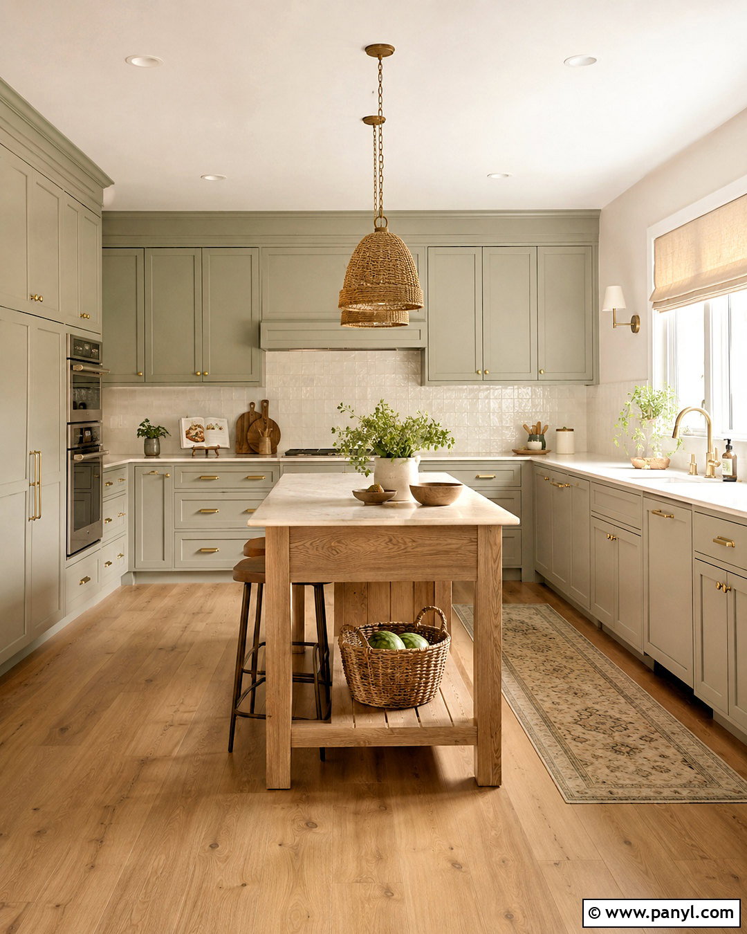 Pale Sage Neutral Kitchen Paint Color - 20 neutral kitchen paint colors