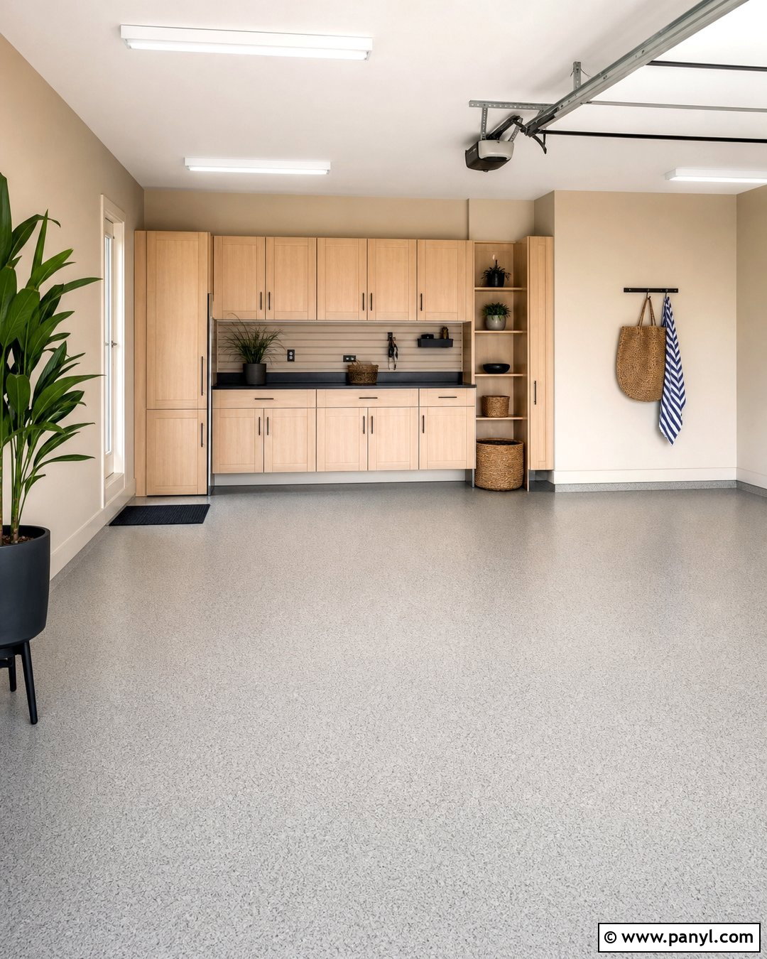 Pale Sand Garage Walls - 20 Neutral Color Garage Walls