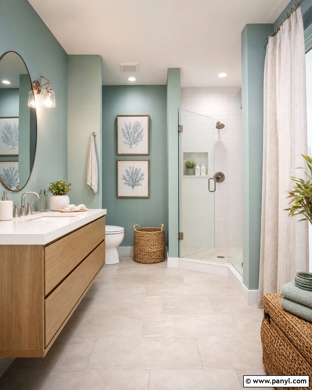 Pale Seafoam Green Bathroom - 20 Pale Green Bathroom Paint Ideas