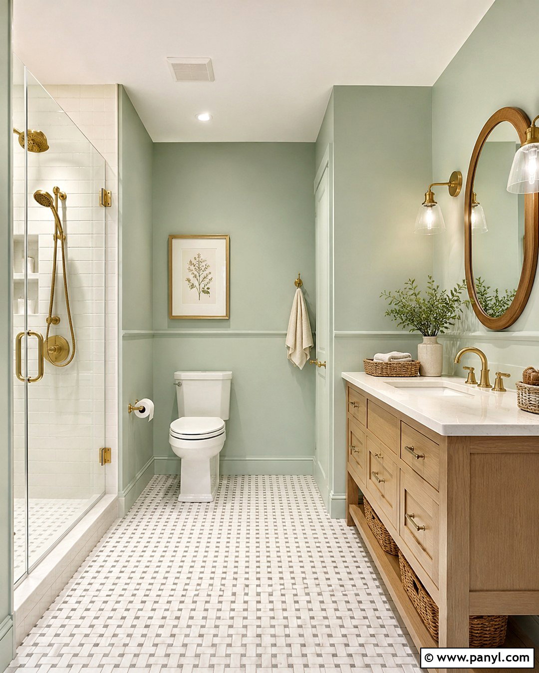 Pale Seafoam Green Bathroom - 20 Pale Bathroom Colors