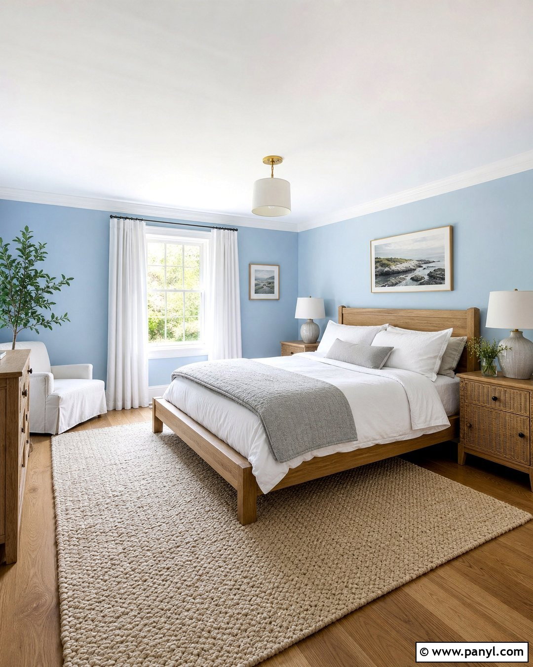 Pale Sky Blue Bedroom - 30 blue wall colors bedroom ideas