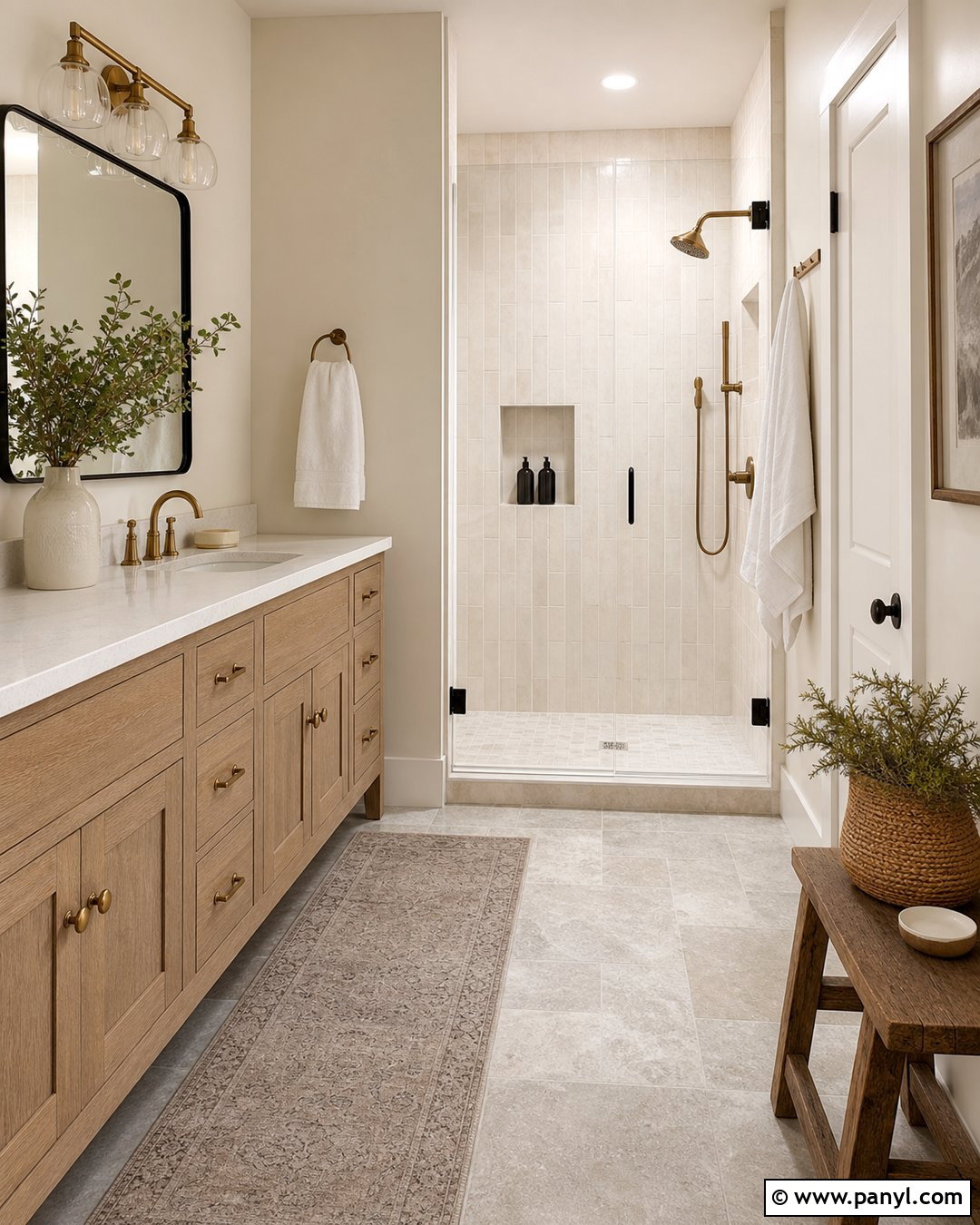 Pale Taupe Farmhouse Walls - 35 Farmhouse Wall Colors