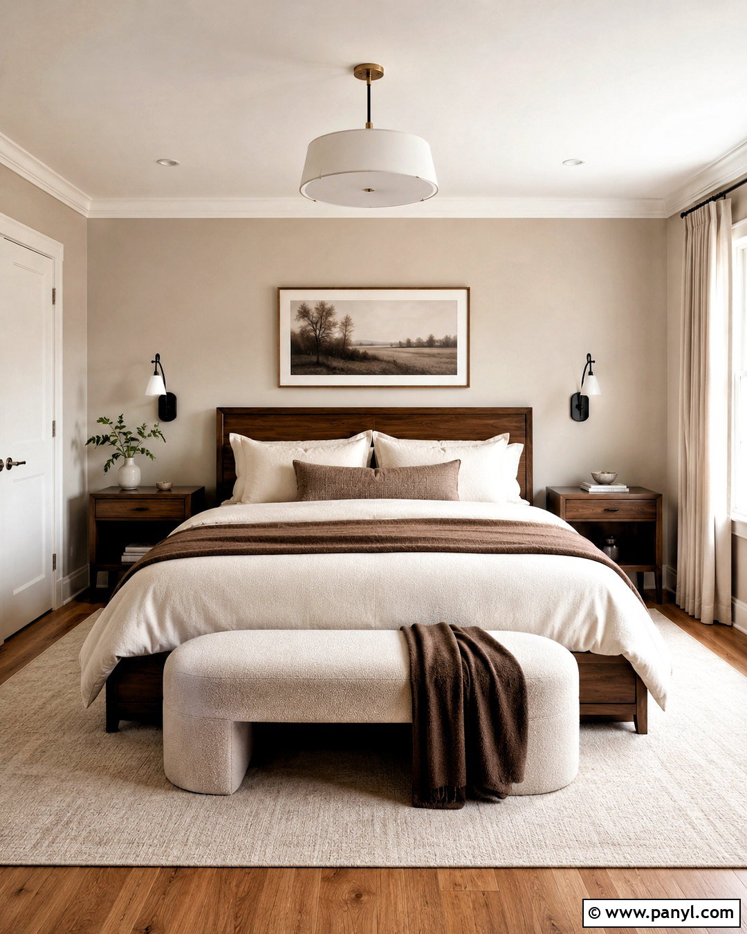 Pale Taupe Neutral Bedroom - 20 neutral room colors