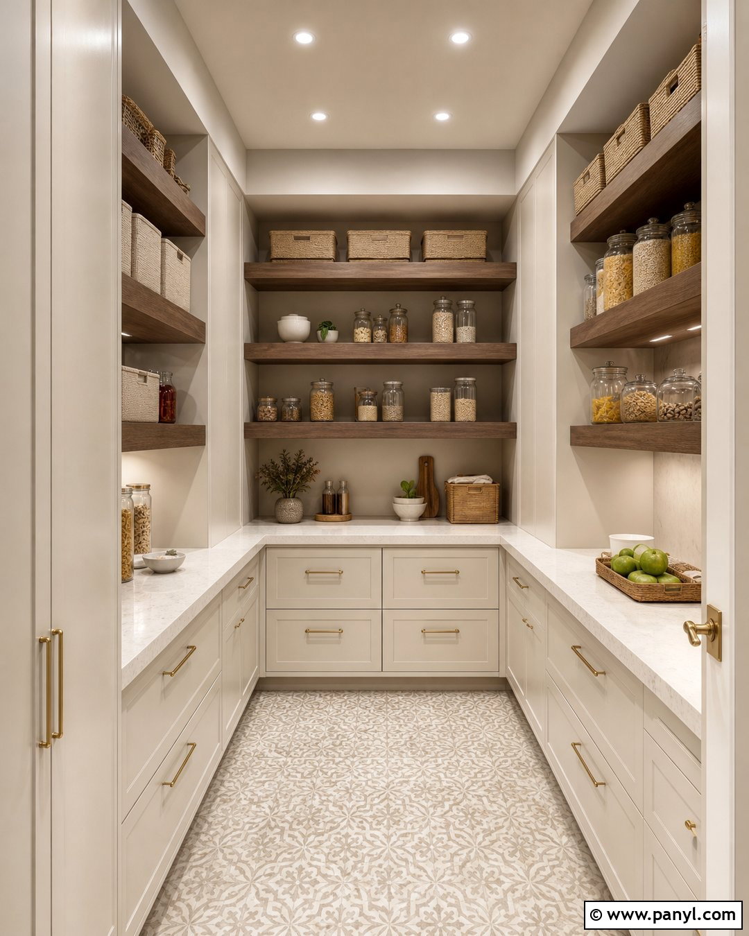 Pale Taupe Pantry Walls - 25 Pantry Wall Colors