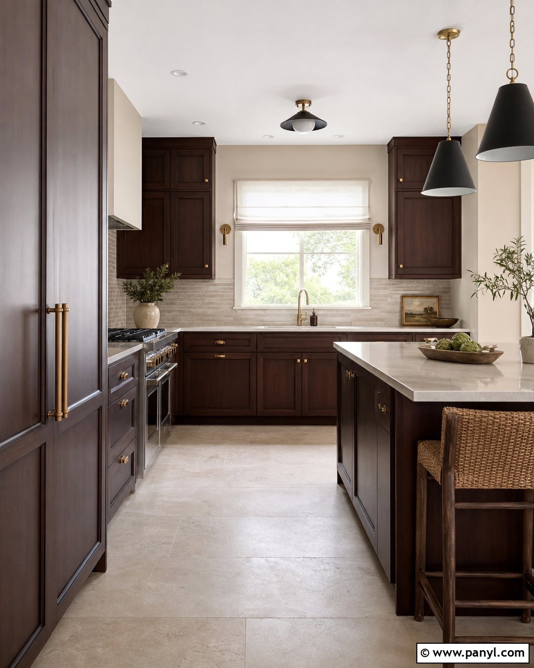 Pale Taupe Walls With Dark Cherry Cabinets - 20 Dark Cherry Kitchen Cabinets Wall Color Ideas