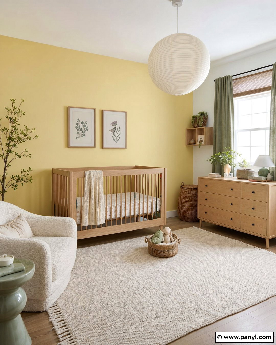 Pale Yellow Accent Wall Nursery - 20 Contemporary Yellow Accent Wall Ideas
