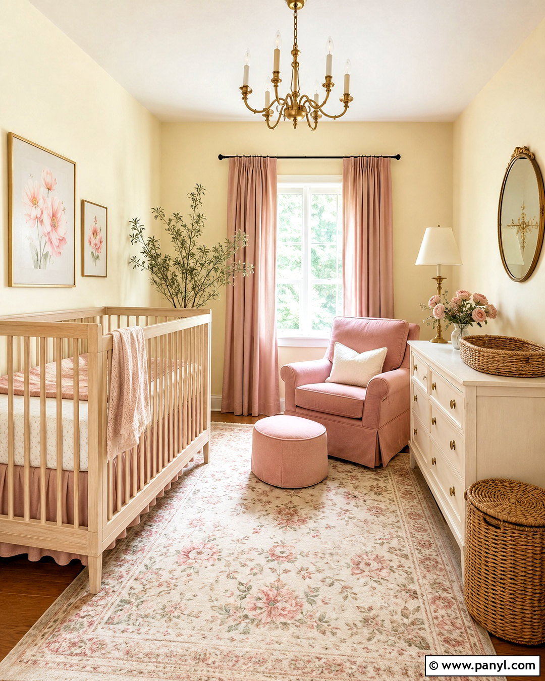 Pale Yellow And Blush Pink Nursery - 20 pale yellow nursery ideas