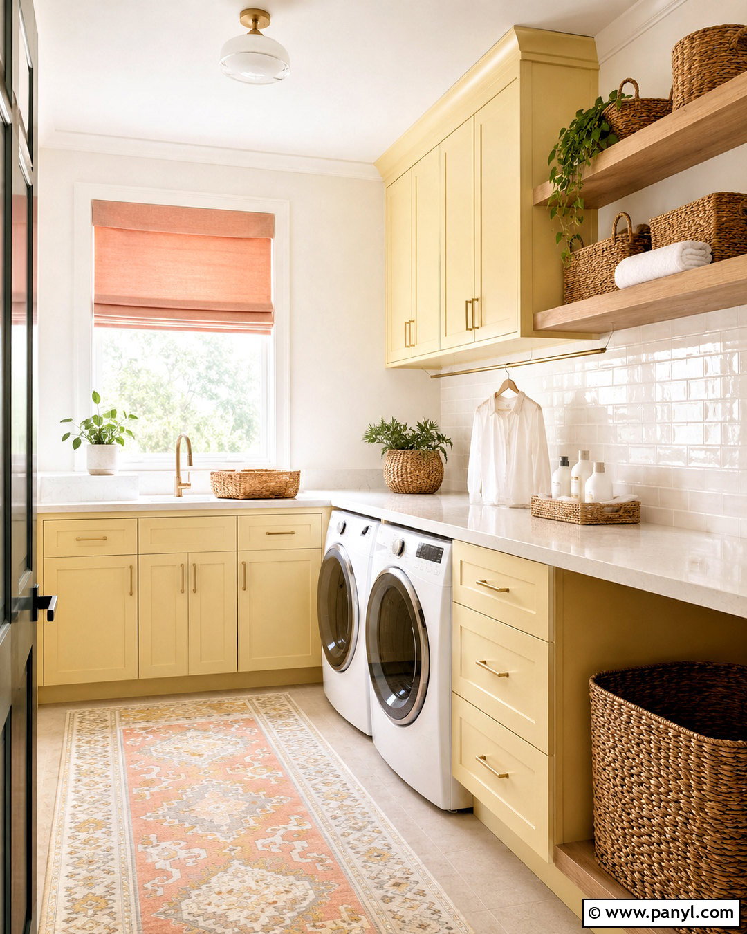 Pale Yellow And Peach Laundry Room - 20 pale yellow color palette ideas