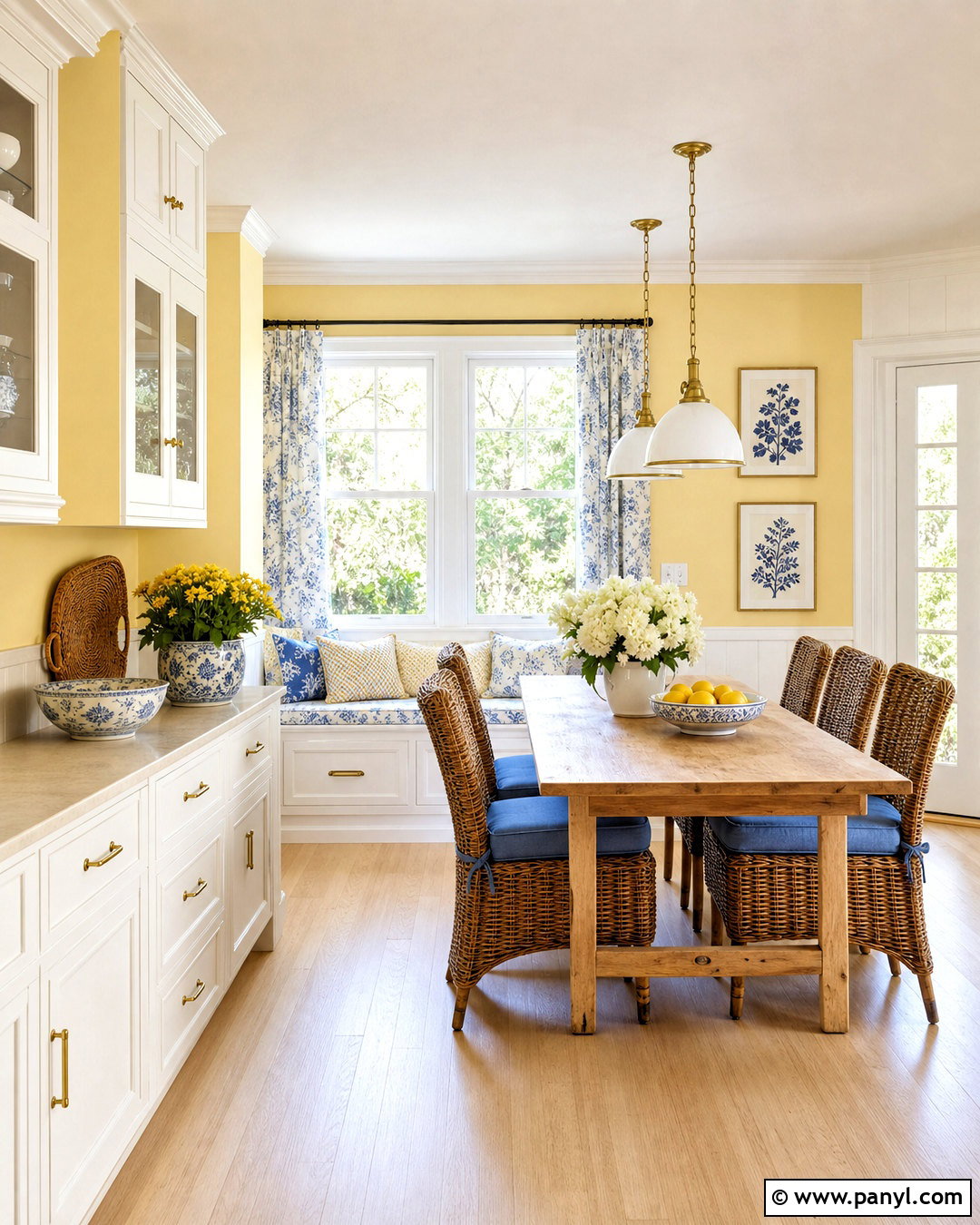 Pale Yellow And White Interior Paint Scheme - 20 interior paint schemes