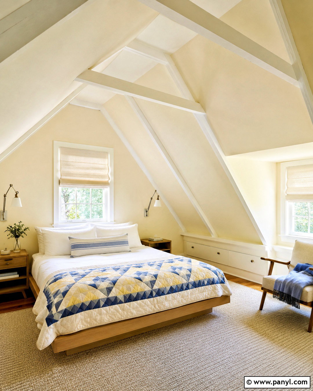 Pale Yellow Attic Bedroom - 20 pale yellow bedrooms