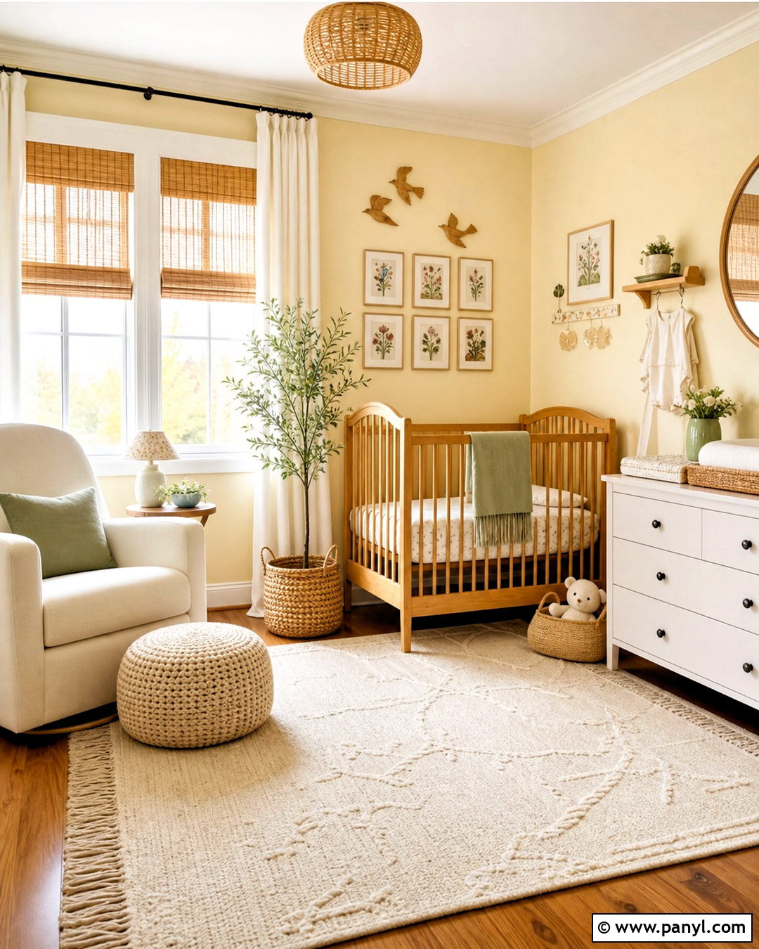 Pale Yellow Baby Room - 20 baby room paint ideas