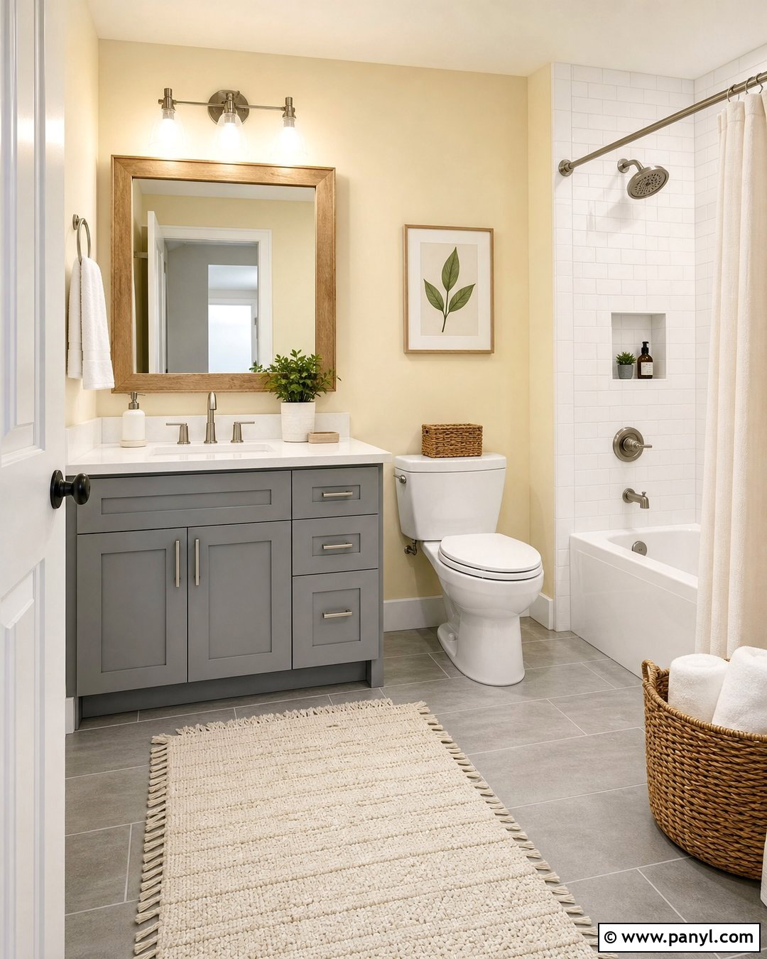 35 Grey Vanity Bathroom Wall Colors for a Polished Look