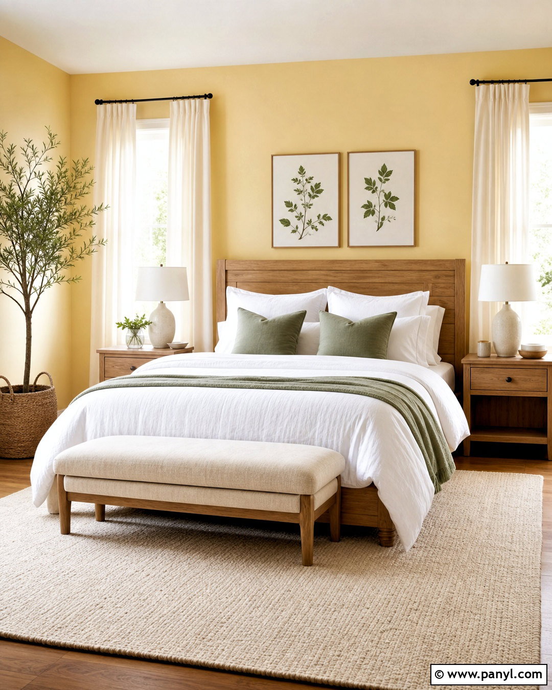 Pale Yellow Bedroom Wall - 20 yellow wall design ideas