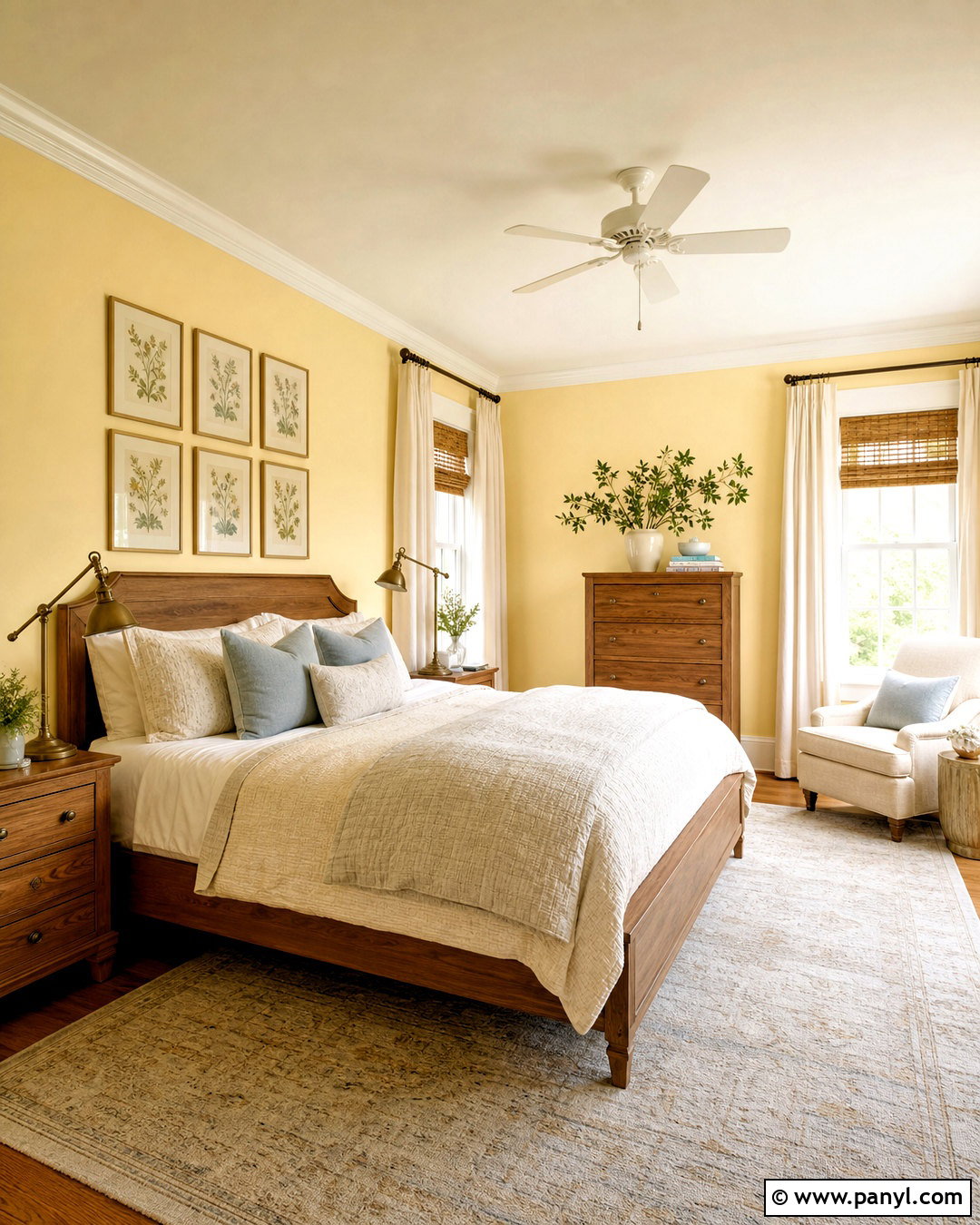 Pale Yellow Bedroom Wall Color - 20 room wall colors bedrooms