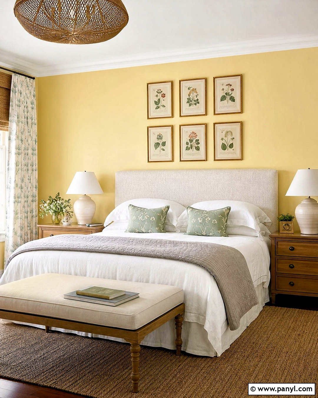 Pale Yellow Bedroom Wall - 20 yellow wall decor ideas