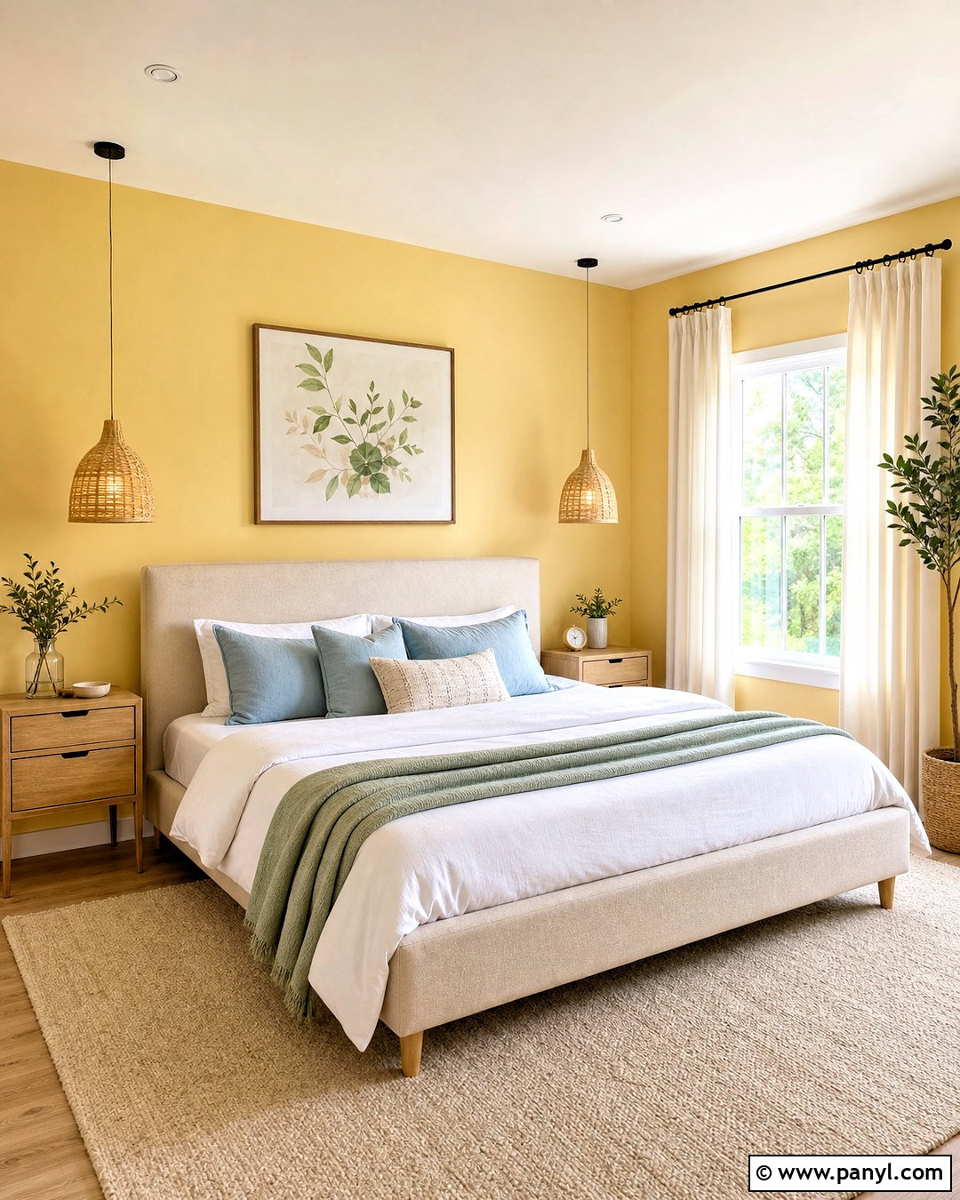 Pale Yellow Bedroom Walls - 20 yellow wall painting ideas