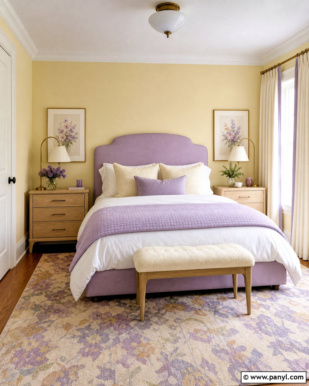 Pale Yellow Bedroom Walls With Lavender - 20 pale yellow bedroom walls
