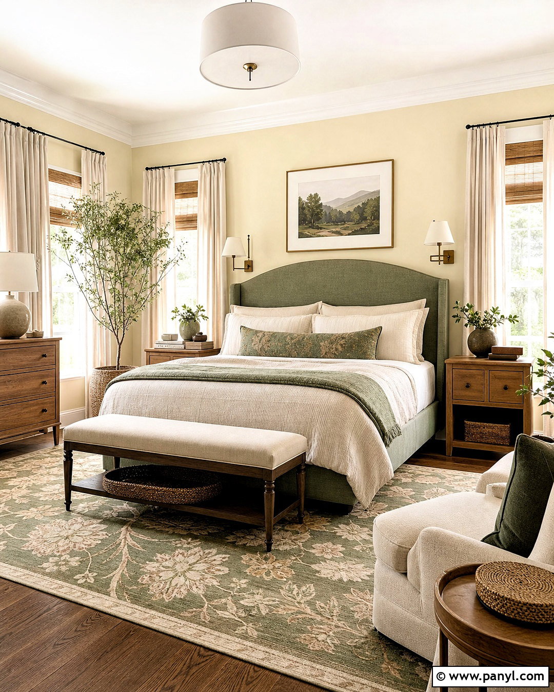 Pale Yellow Bedroom Walls With Sage Green - 20 pale yellow bedroom walls