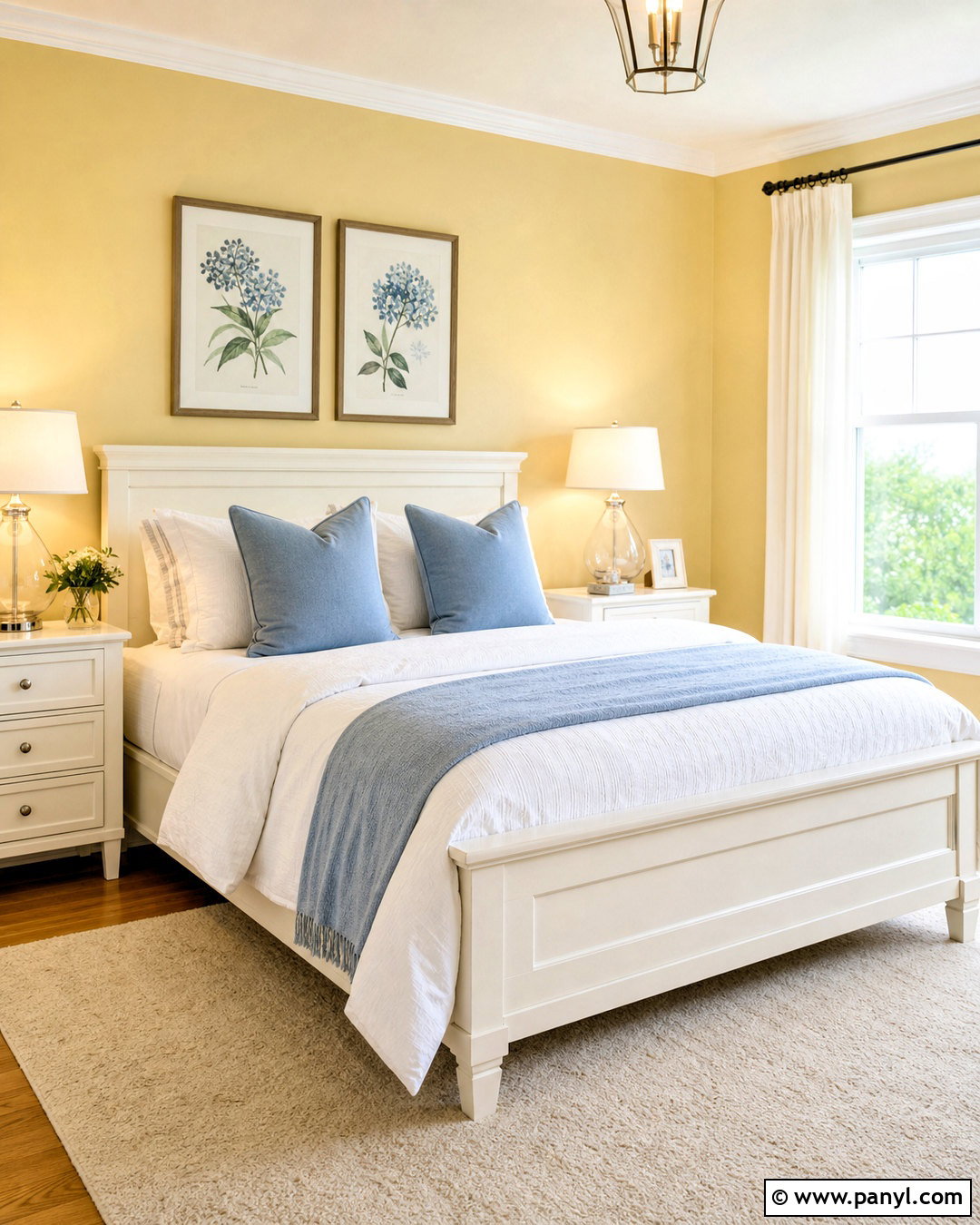 Pale Yellow Bedroom With White Furniture - 20 home decor inspiration yellow walls