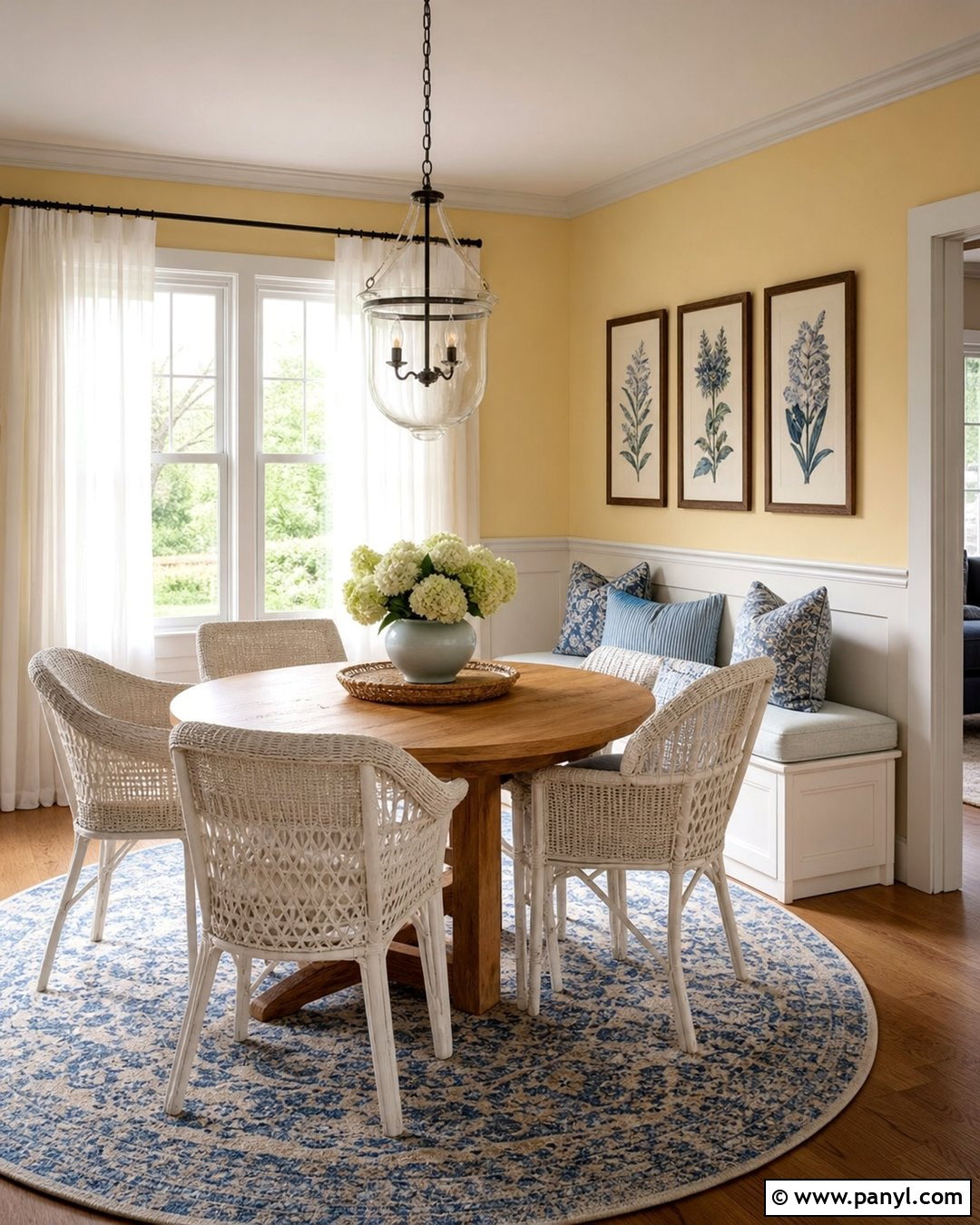 Pale Yellow Breakfast Room Wall Color - 30 house wall color ideas