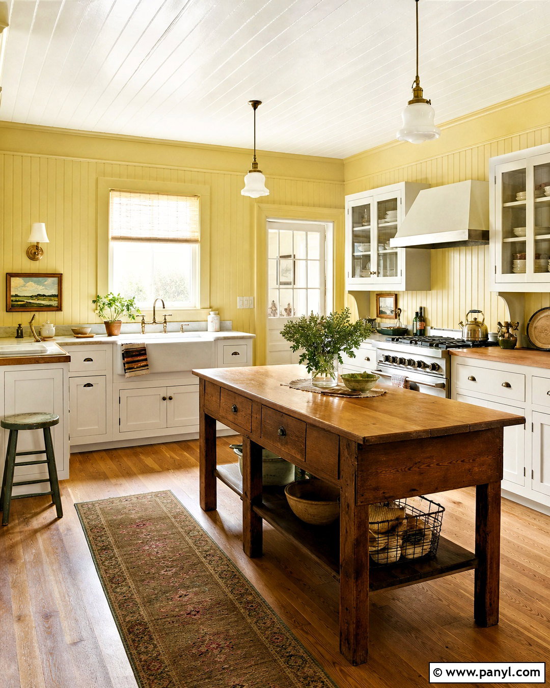 Pale Yellow Farmhouse Kitchen Walls - 20 yellow farmhouse kitchen ideas