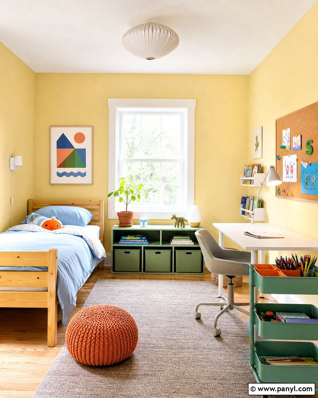 Pale Yellow Kids Room - 20 kids room paint colors