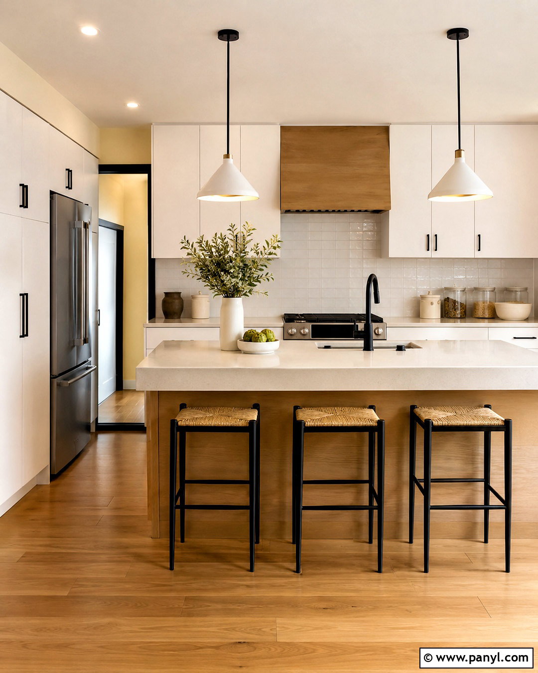Pale Yellow Kitchen Walls With Black Accents - 20 pale yellow kitchen walls