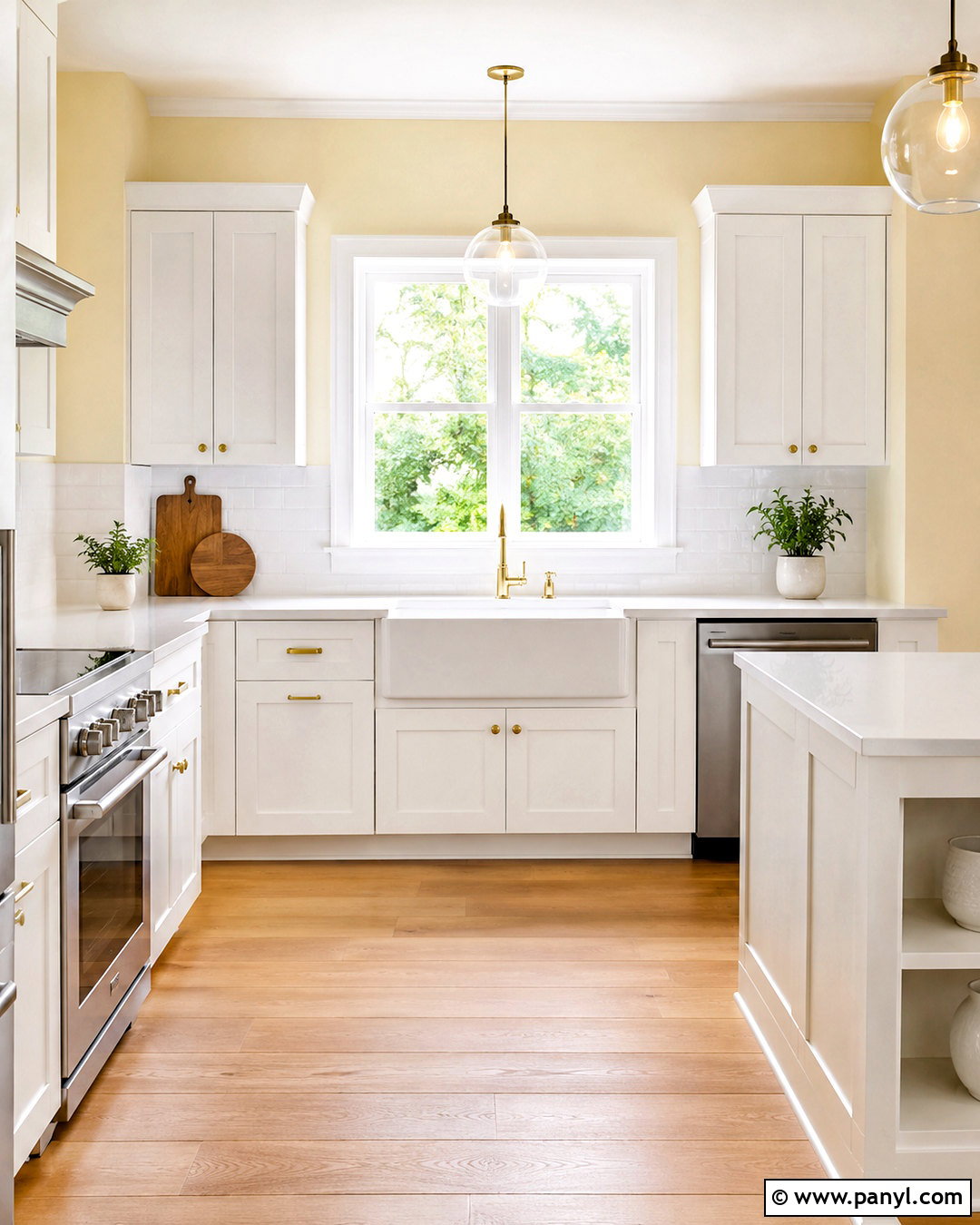 Pale Yellow Kitchen Walls With White Cabinets - 20 pale yellow kitchen walls