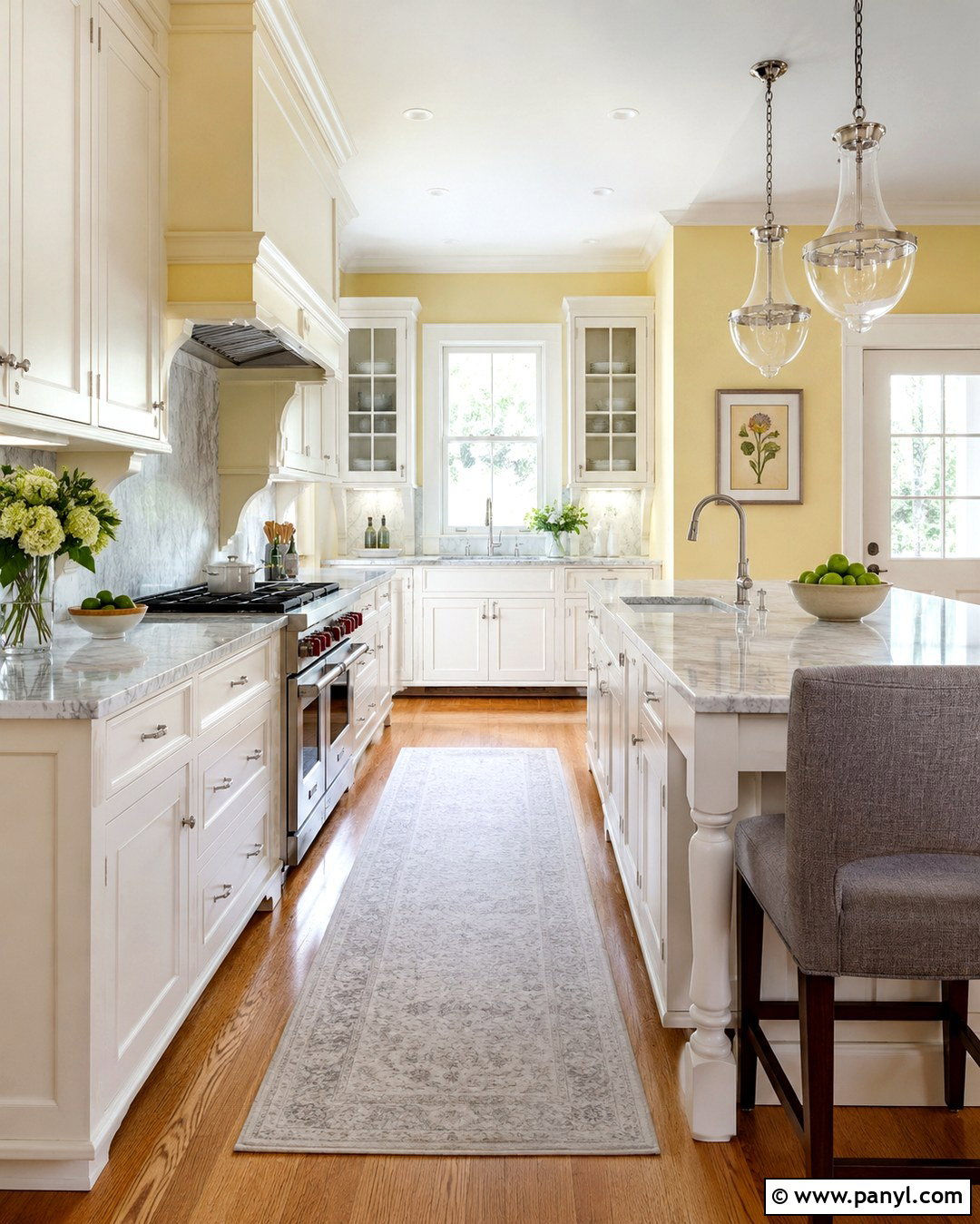 20 Pale Yellow Kitchen Walls With White Cabinets: Fresh Looks