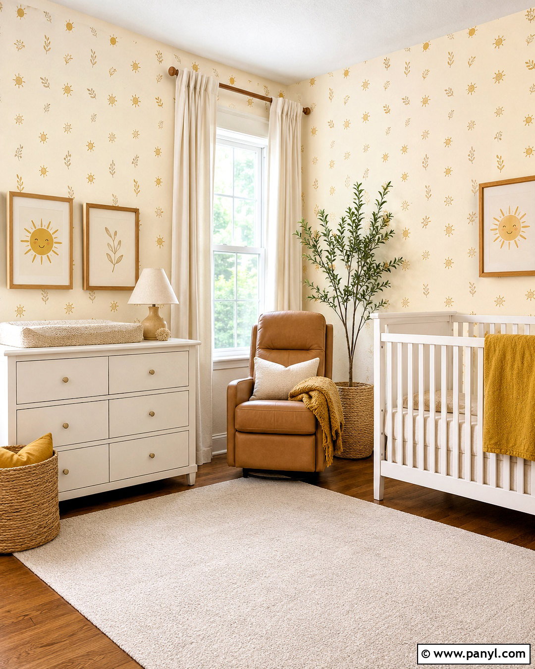 Pale Yellow Nursery Wallpaper - 20 pale yellow nursery ideas