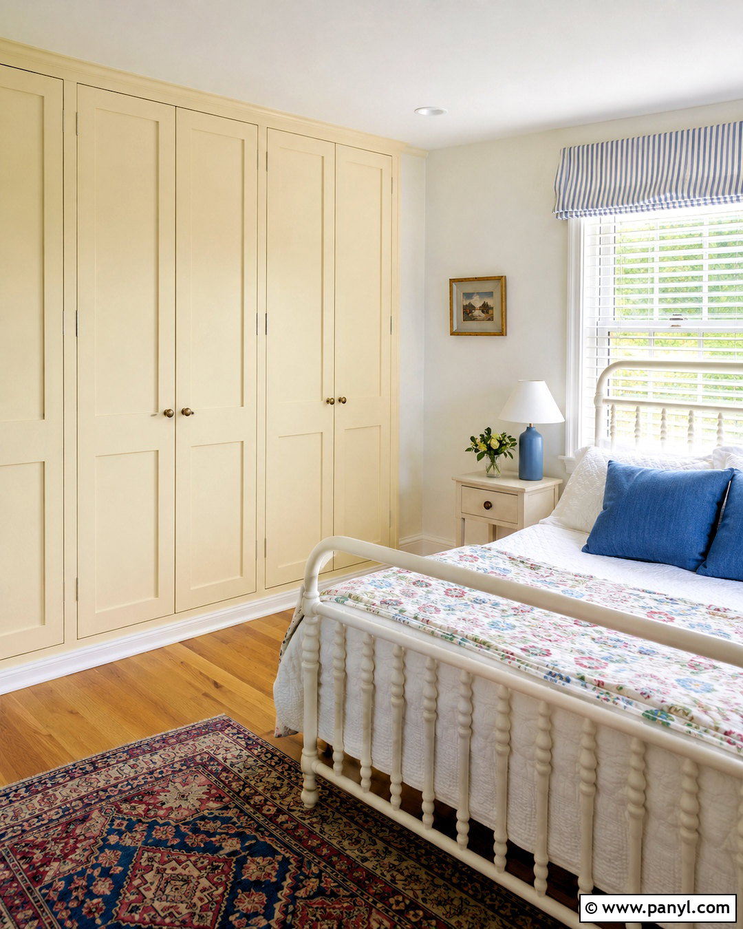 Pale Yellow Painted Built In Wardrobes - 20 painted built in wardrobes