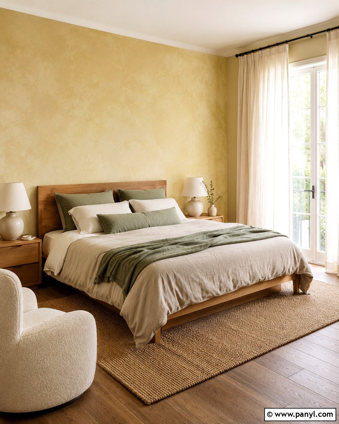 Pale Yellow Plaster Bedroom - 20 Yellow Plaster Walls