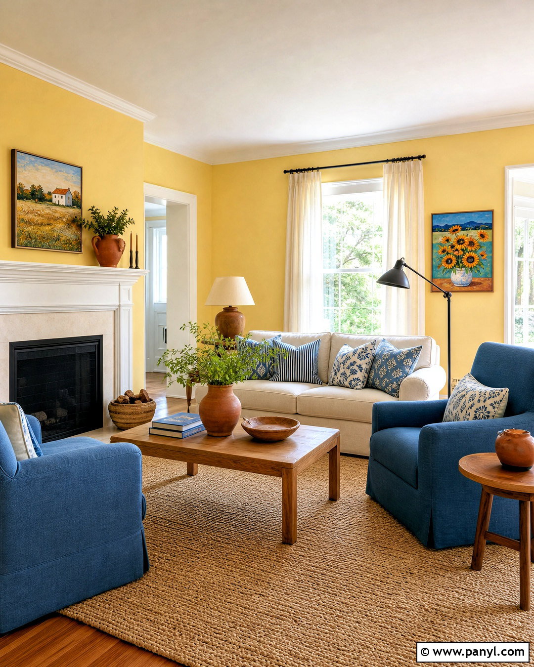 Pale Yellow Sitting Room Color Scheme - 20 sitting room ideas color schemes