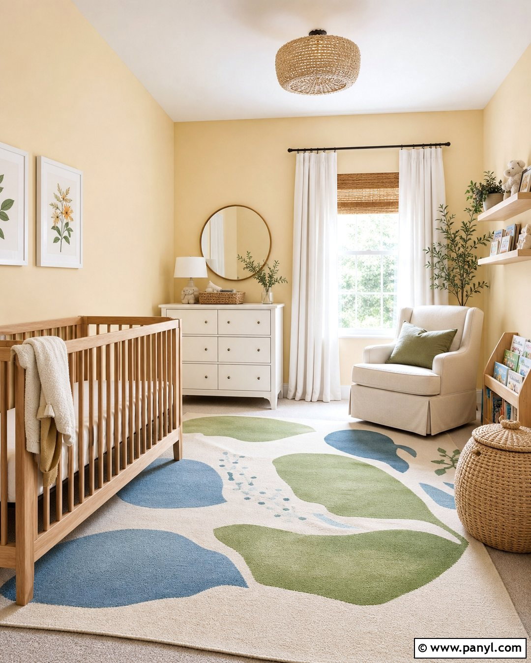 Pale Yellow Walls In A Nursery - 35 Pale Yellow Walls