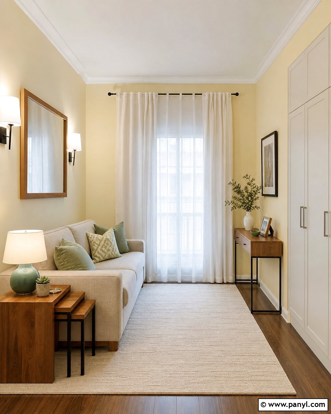 Pale Yellow Walls In A Small Room - 35 Pale Yellow Walls