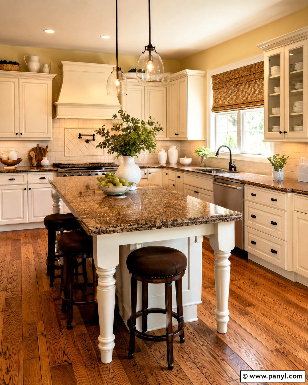 Pale Yellow Walls With Brown Granite - 20 What Color Walls Go With Brown Granite Ideas