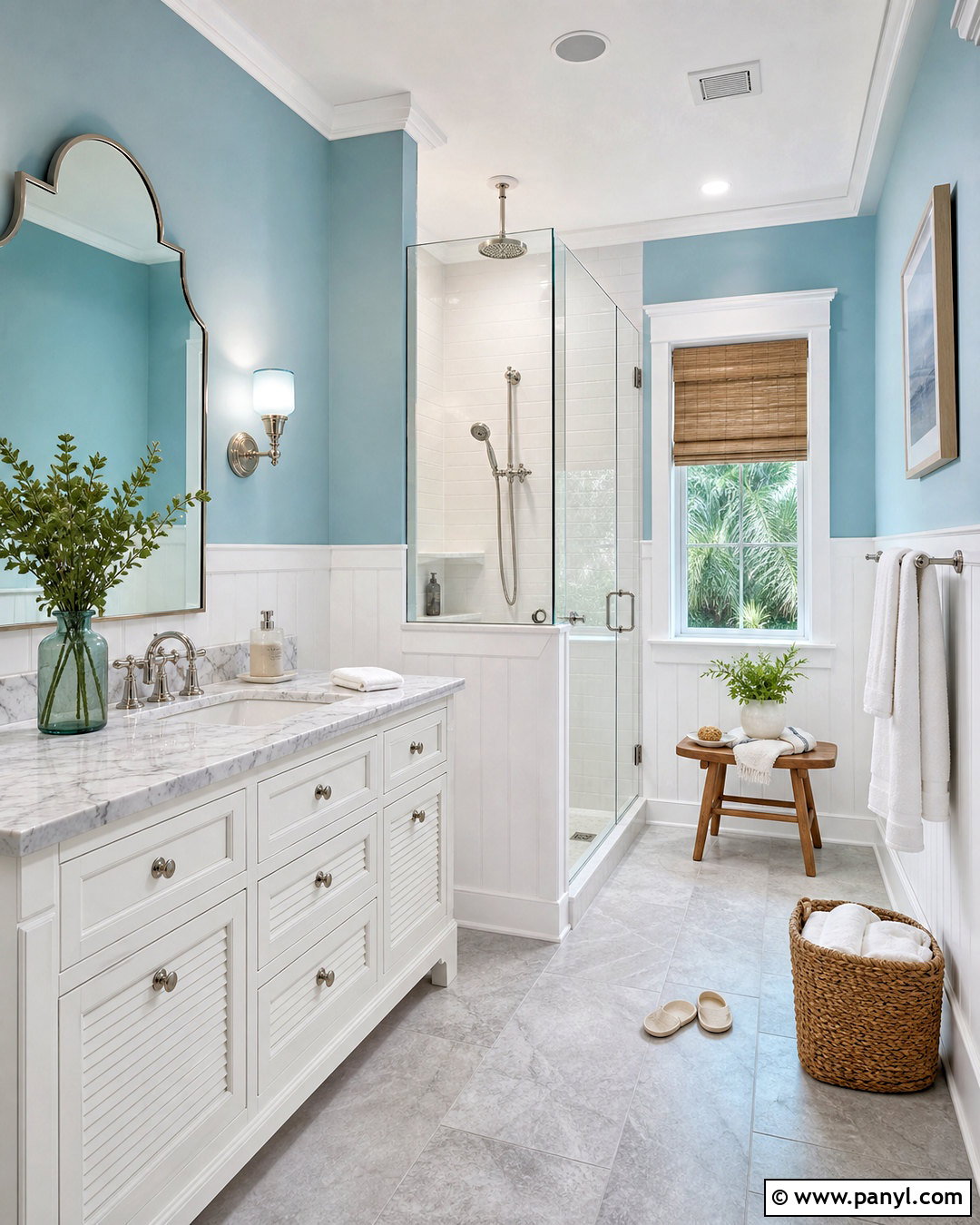 Palladian Blue Bathroom - 20 benjamin moore paint colors