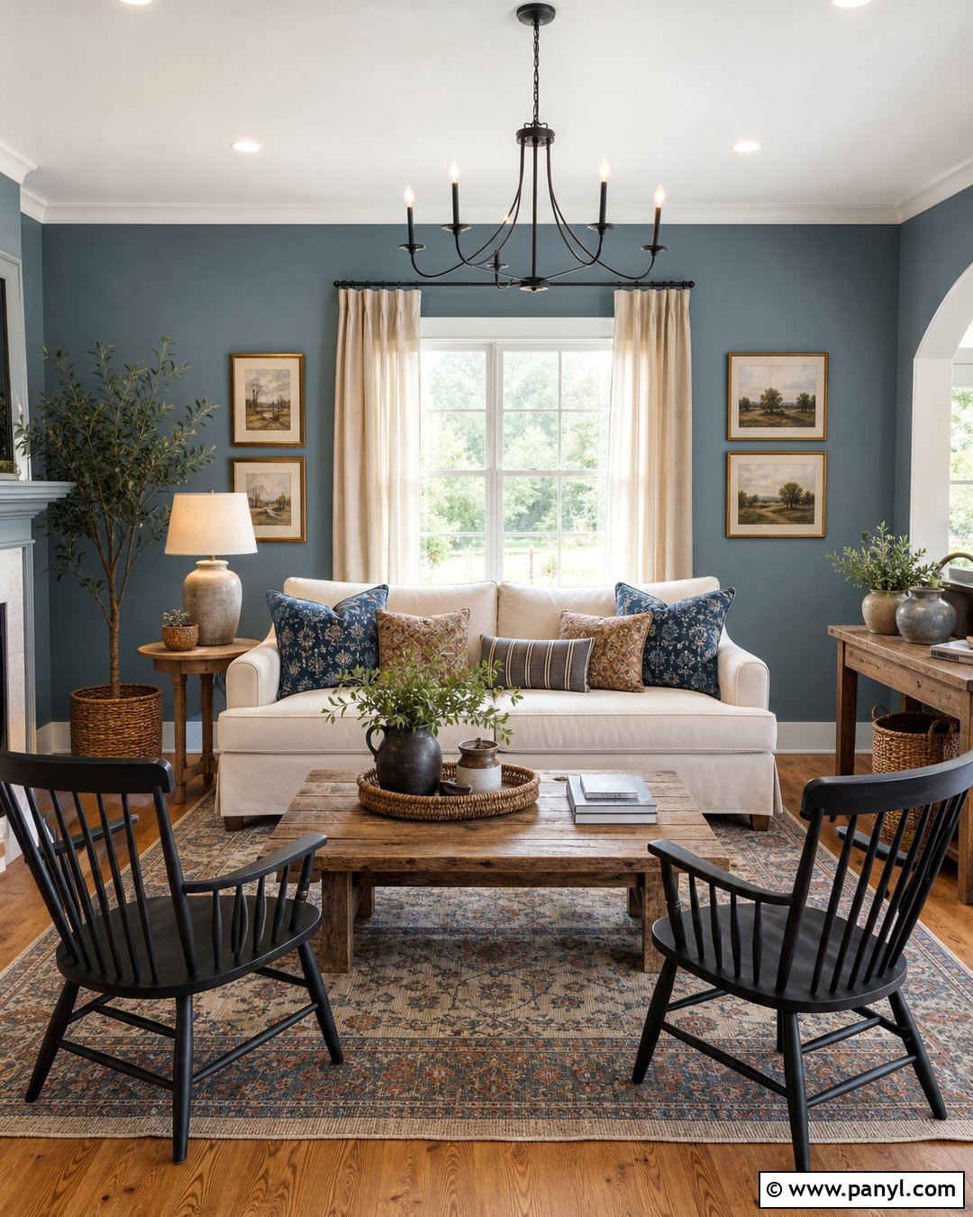 Palladian Blue Farmhouse Walls - 20 Palladian Blue Walls