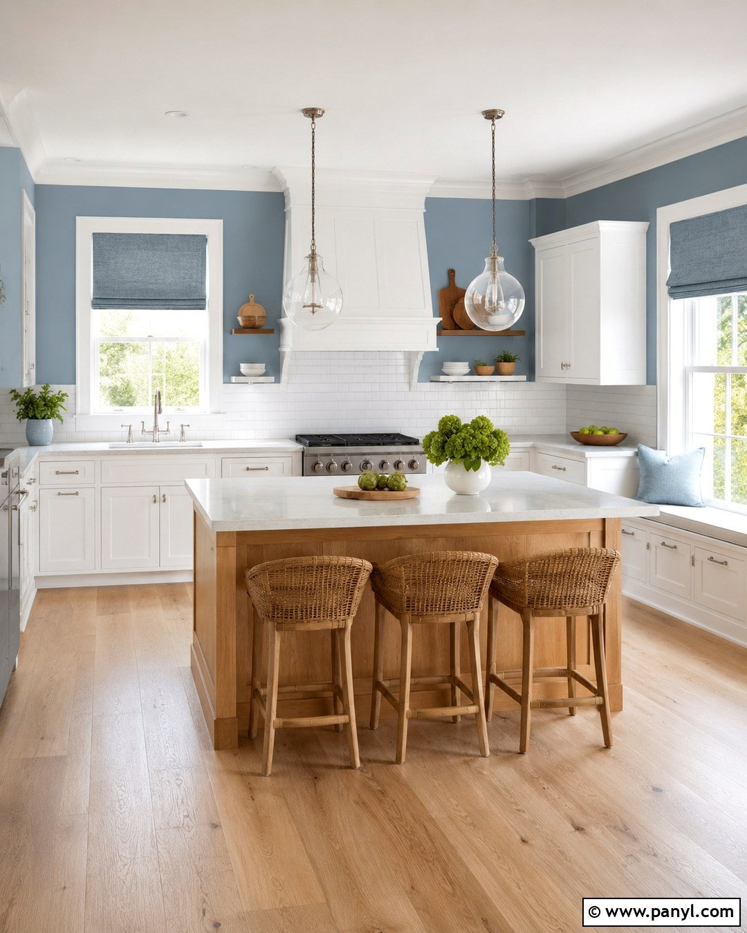 Palladian Blue Kitchen Walls - 20 Benjamin Moore Kitchen Colors For Walls