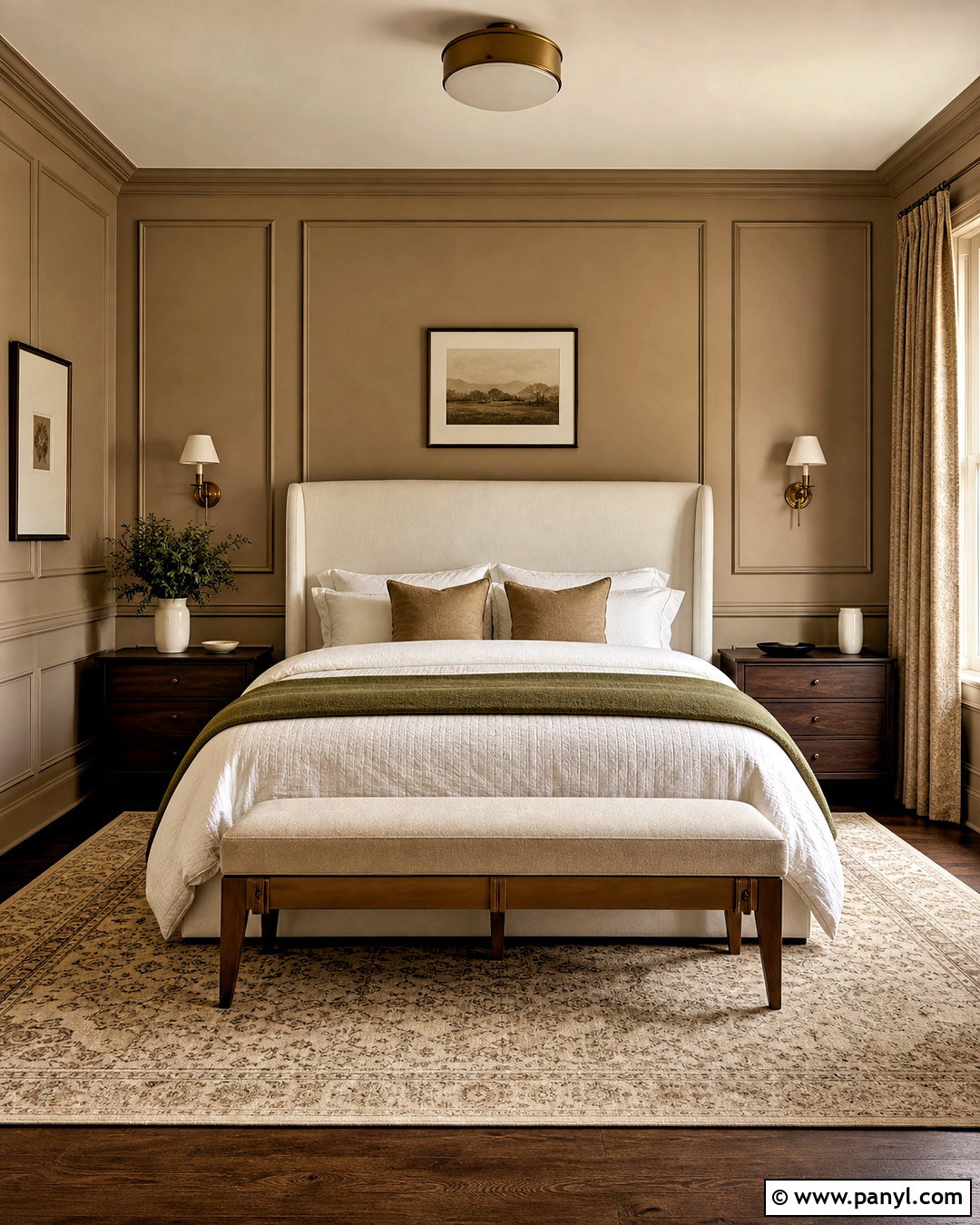 Paneled Light Brown Bedroom Walls - 20 light brown bedroom walls