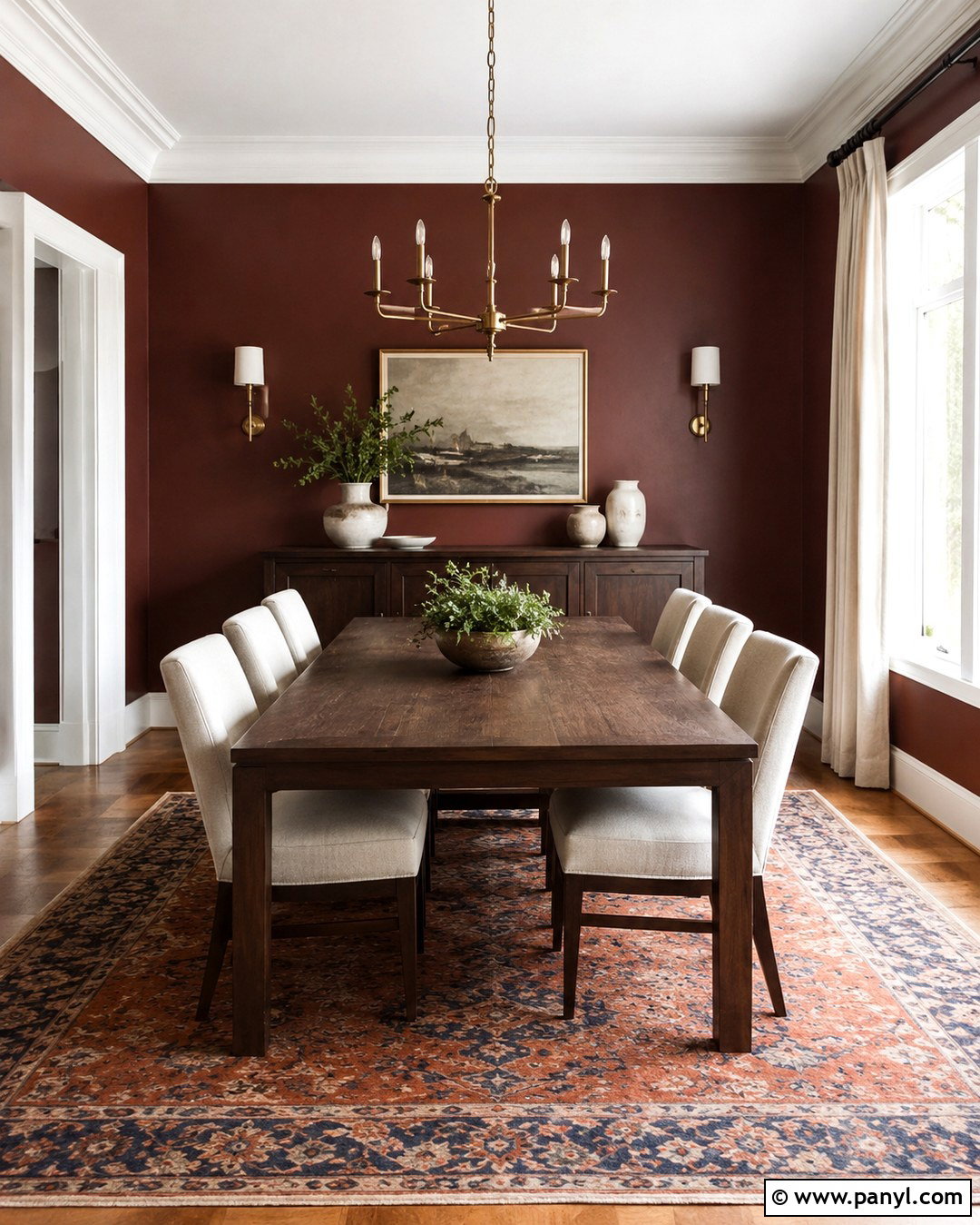 Pantone Marsala Dining Room - 20 Pantone Wall Colors