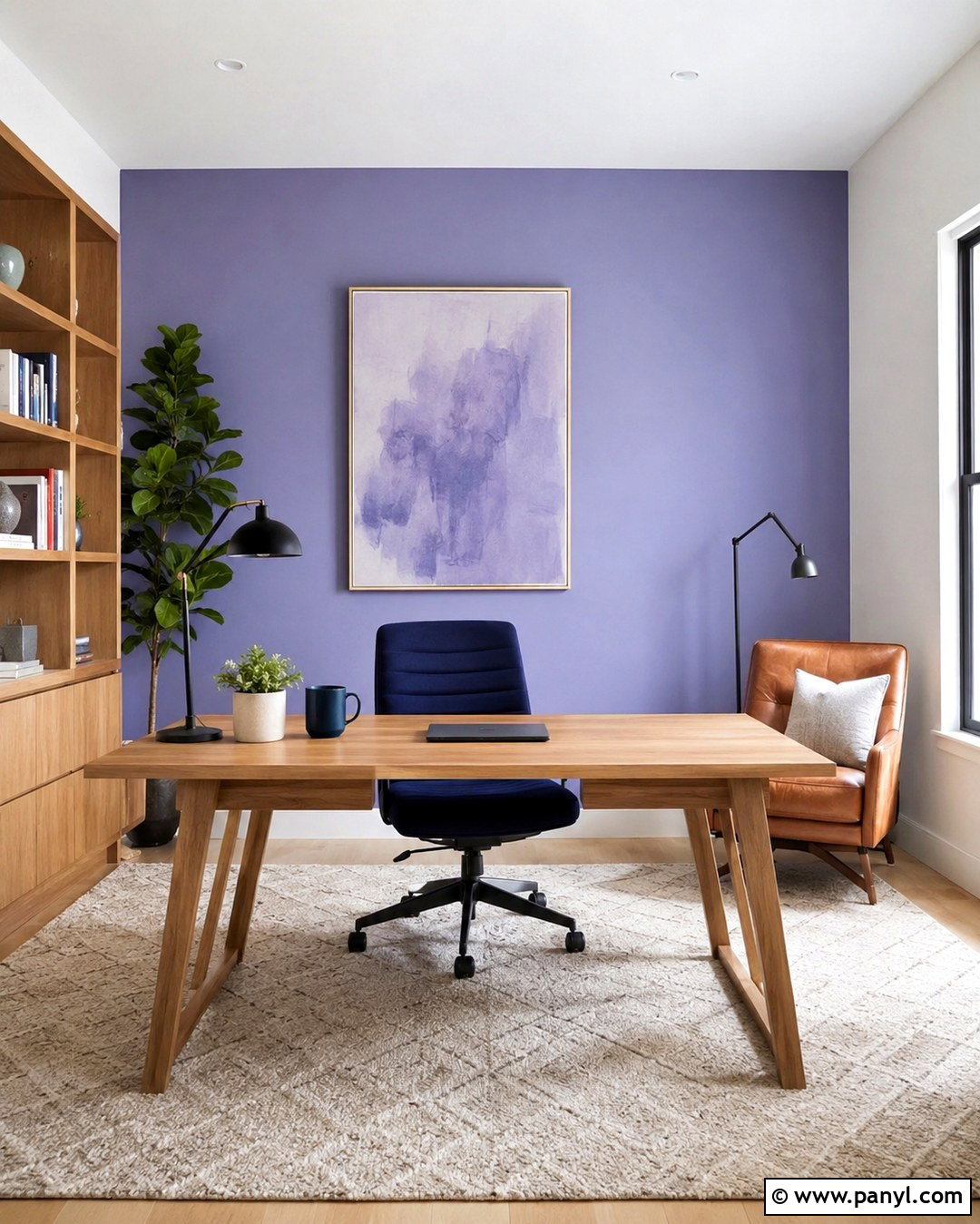 Pantone Very Peri Home Office - 20 Pantone Wall Colors
