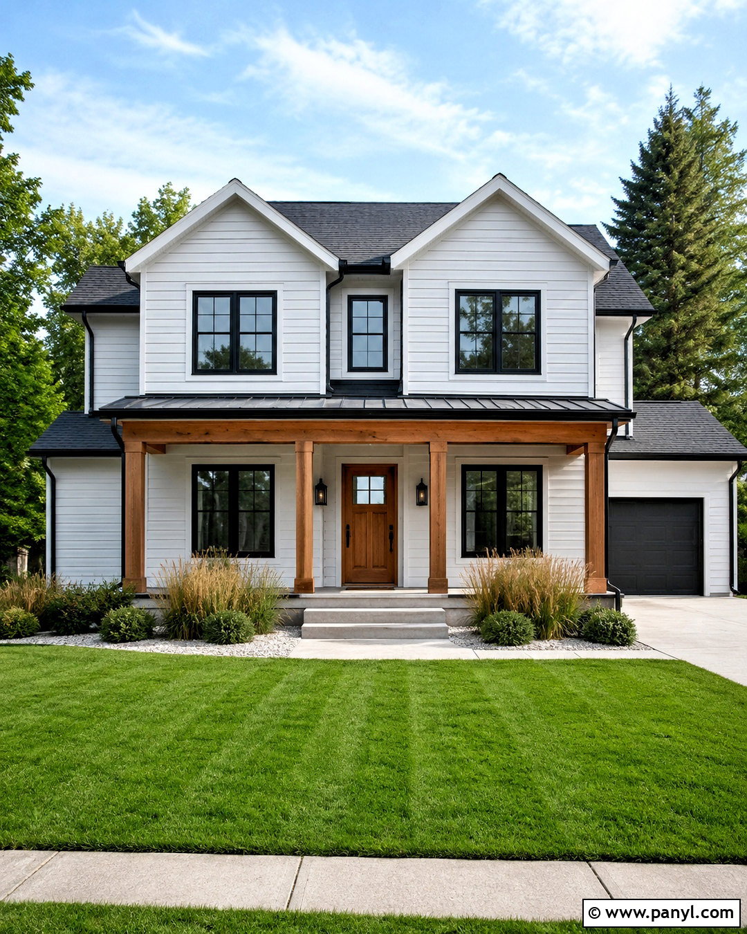 Paper White Exterior With Black Trim - 20 paper white benjamin moore ideas